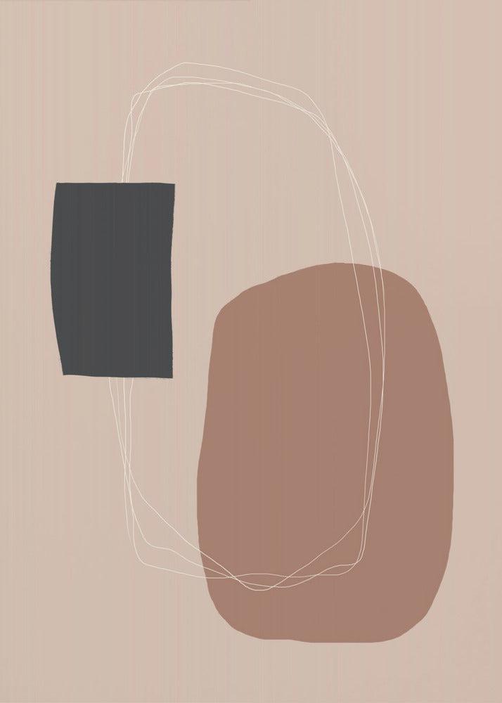 Minimalistische geometrische vormen | Poster