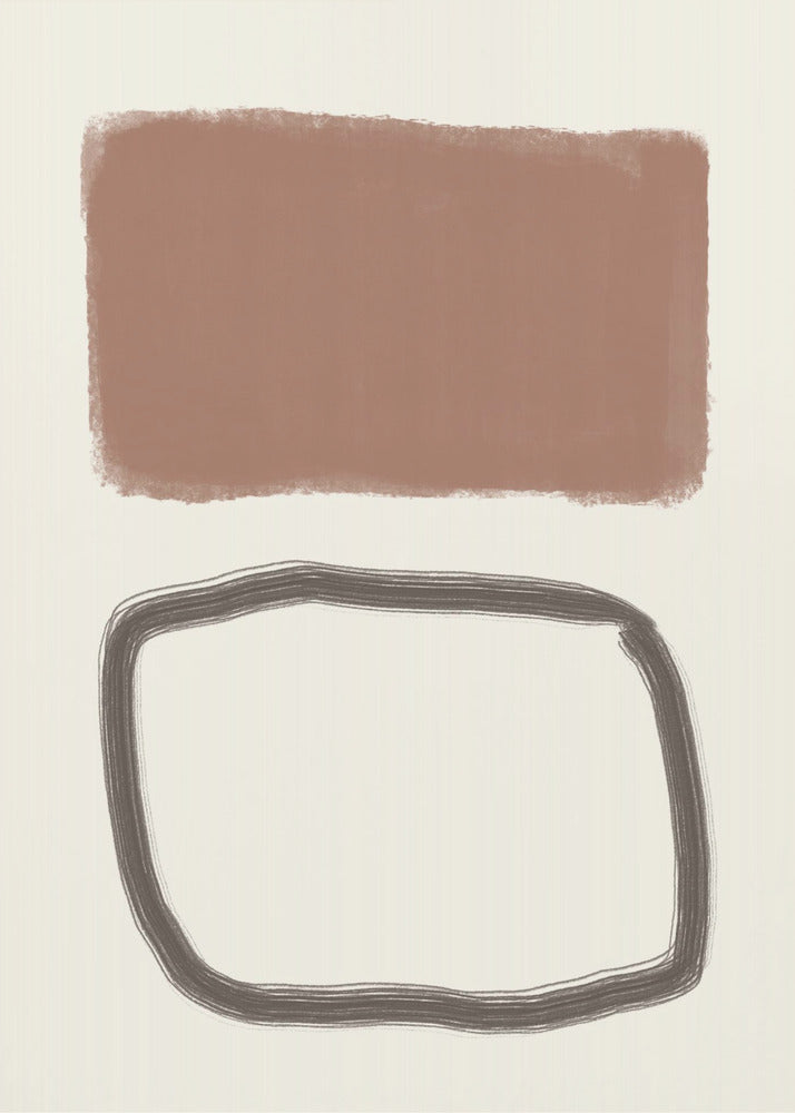 Minimalistisch Abstract Ontwerp | Canvas