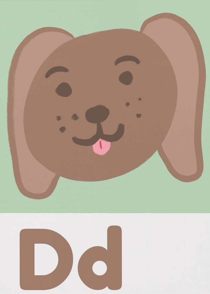 Puppy Alfabet Plezier | Poster