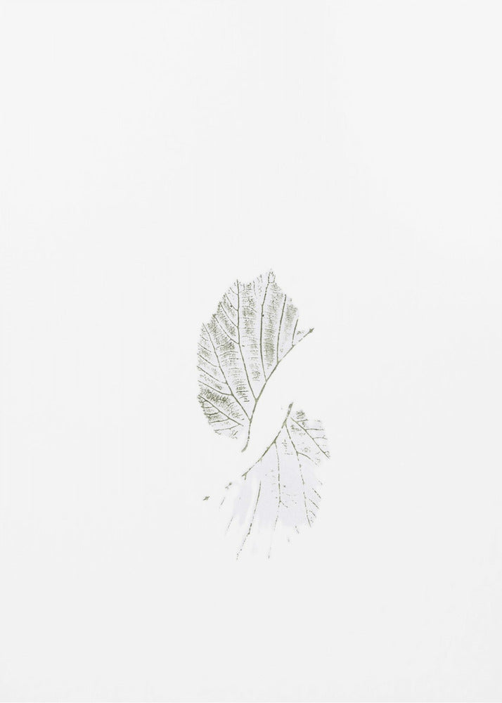 Minimale bladeren | Canvas