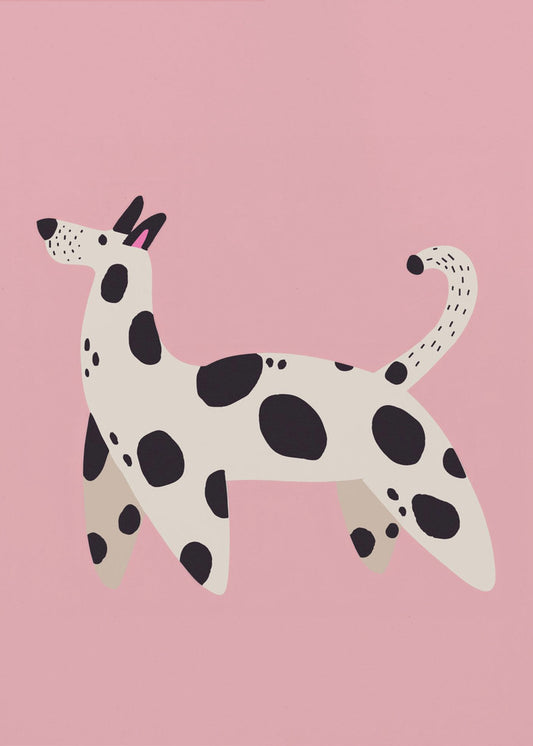 Spotted Pooch Stroll | Poster