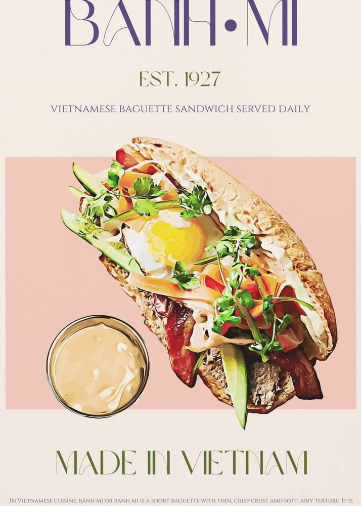 Vietnamees stokbrood | Poster