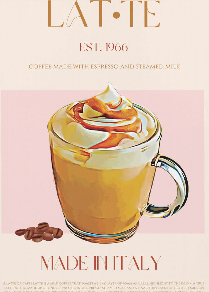 Romige Latte Delight | Canvas