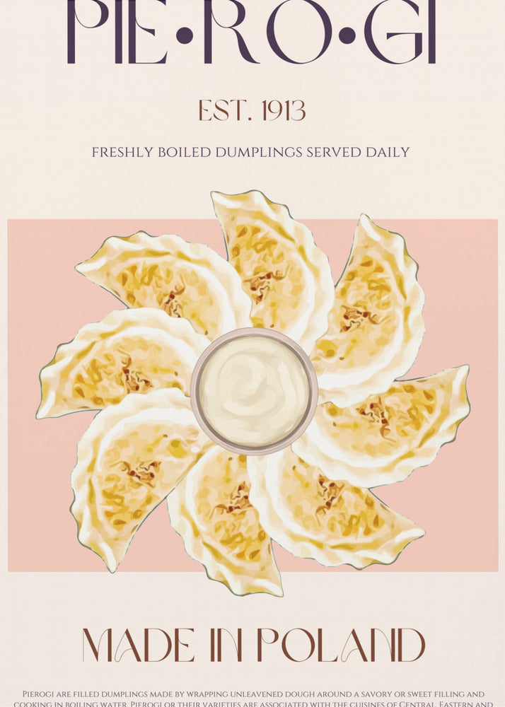 Poolse Dumpling Delight | Canvas