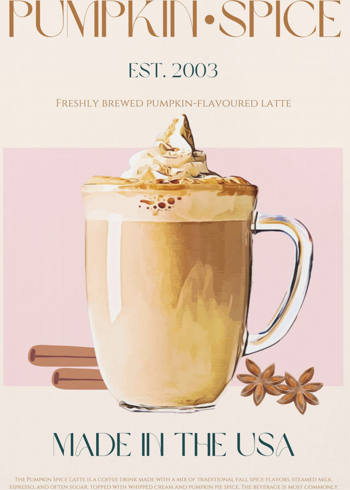 Herfst Latte Delight | Canvas