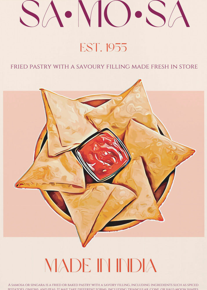 Indiase gefrituurde samosa's | Canvas