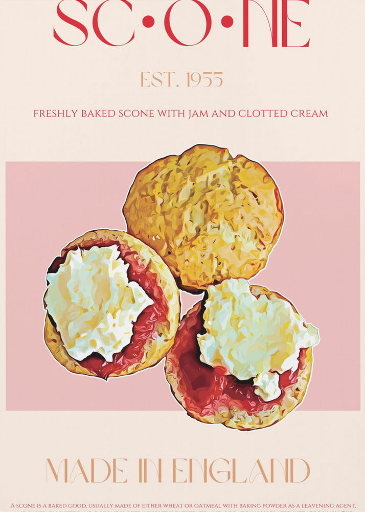 Engelse Scone Delight | Canvas