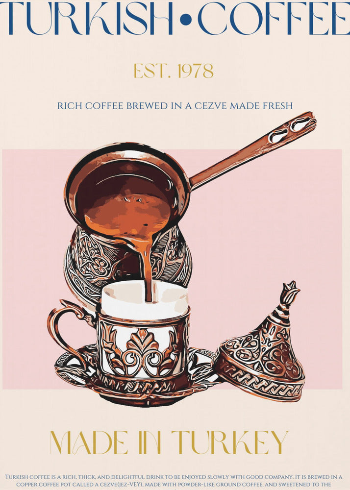 Turkse koffie print | Canvas