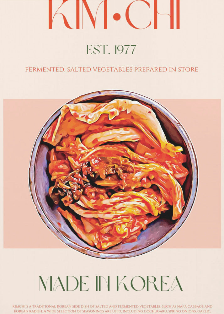 Koreaanse Kimchi Delight | Canvas