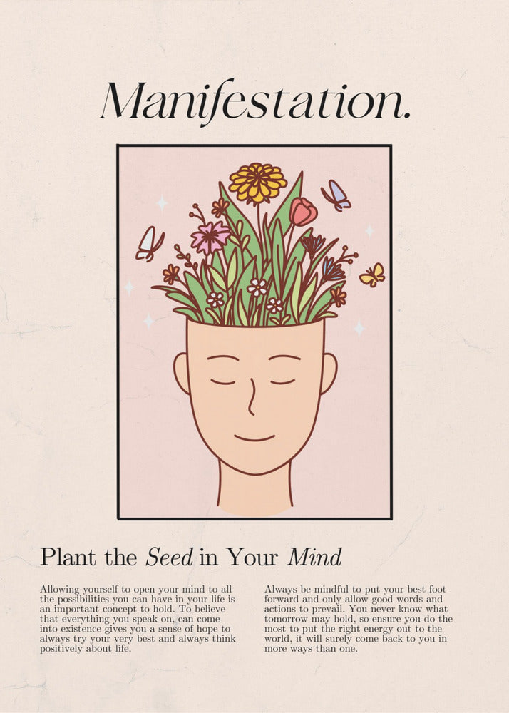 Manifestatie met een serene figuur | Poster