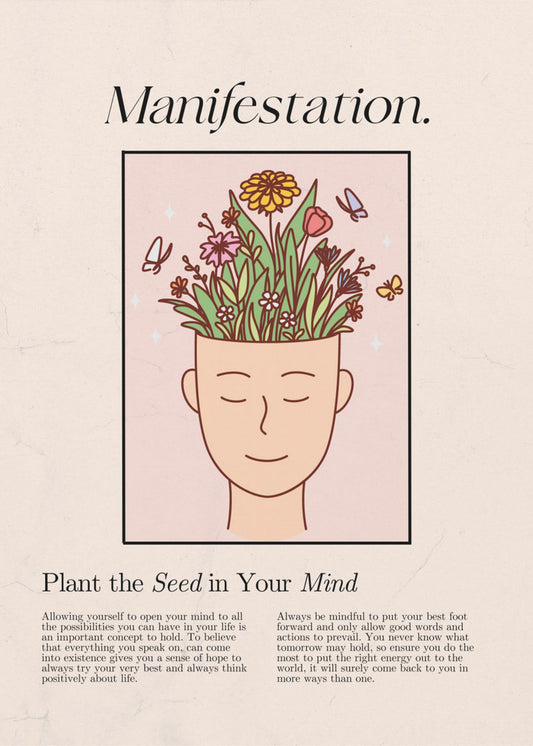 Manifestatie met een serene figuur | Poster