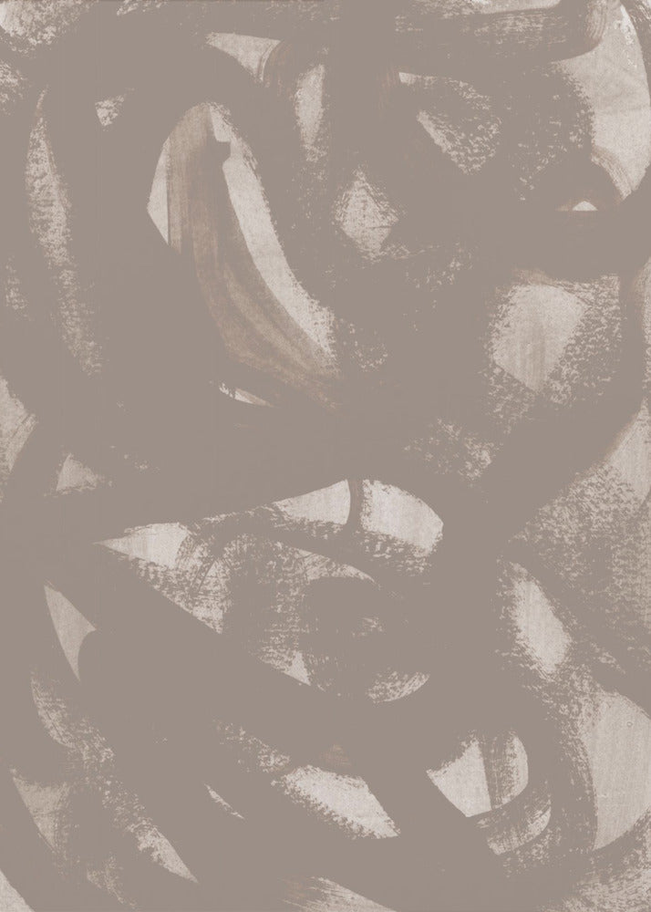 Abstracte penseelstreken 176X | Canvas