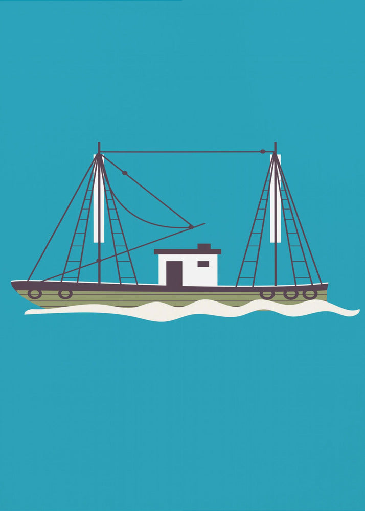 Vissersboot | Canvas