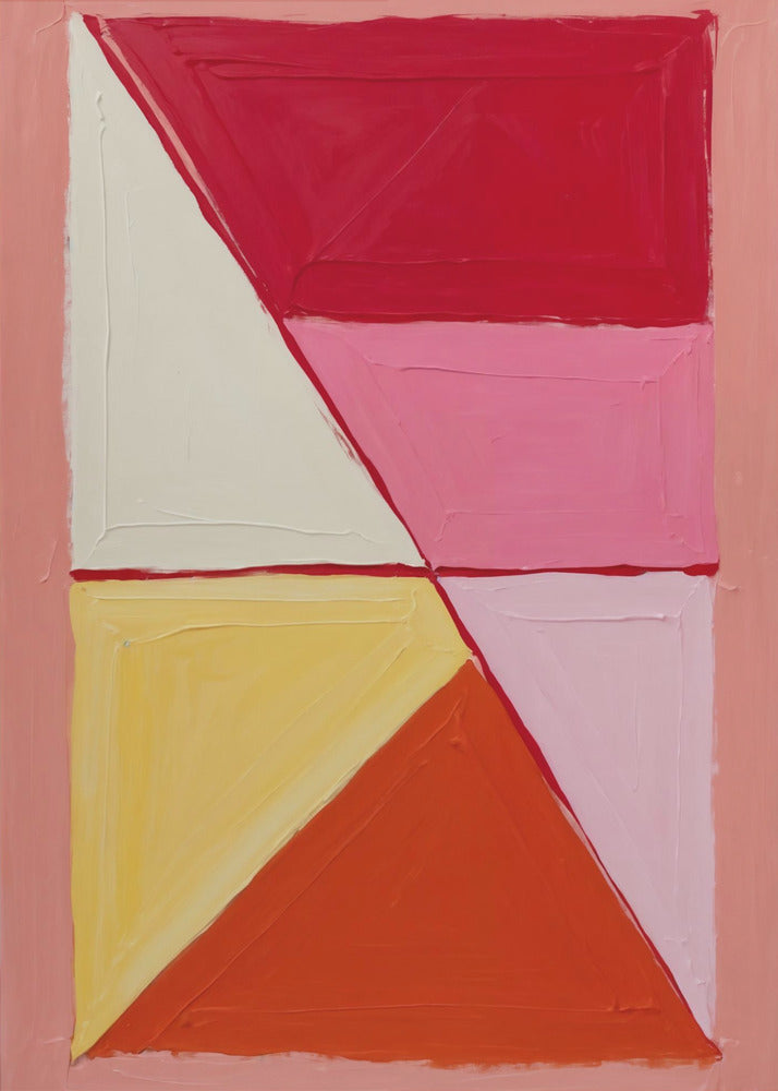 Geometrische warmte | Canvas