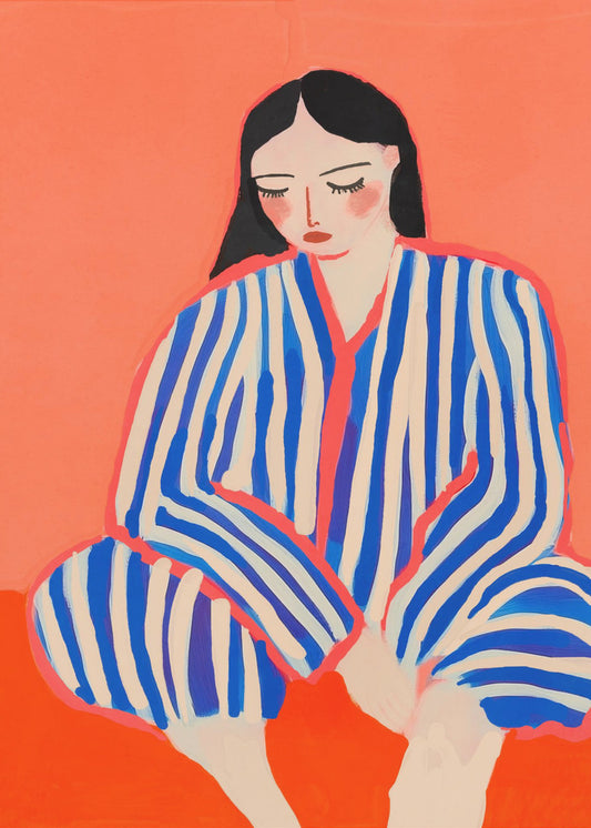 Striped Reflection | Poster