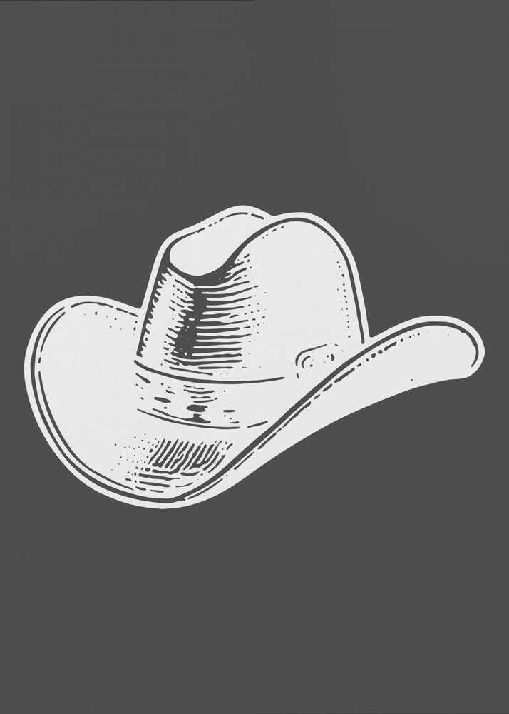 Zwarte cowboyhoed | Canvas