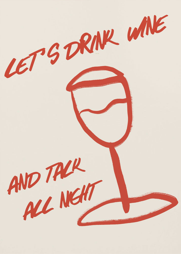 Wine & Words Unwind | Poster