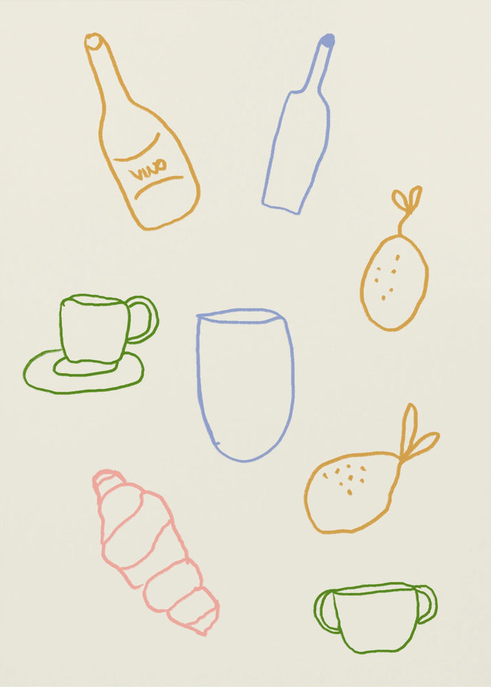 Minimalistische brunch | Canvas