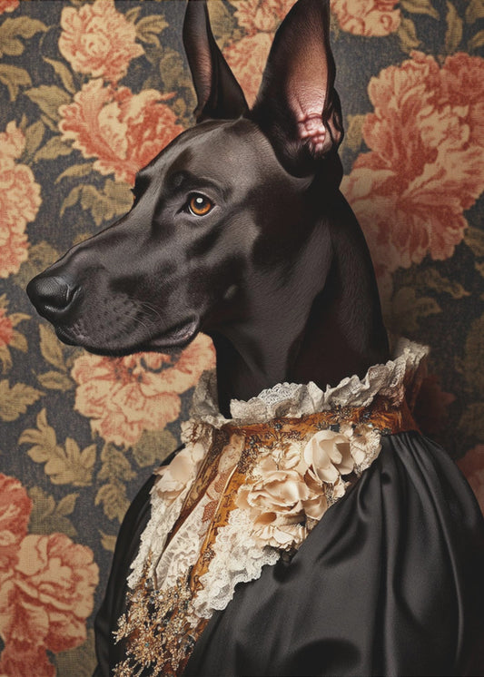 De elegante Duitse dog | Poster