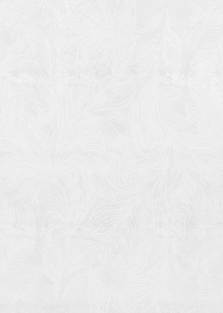 Elegant White Floral Pattern | Poster