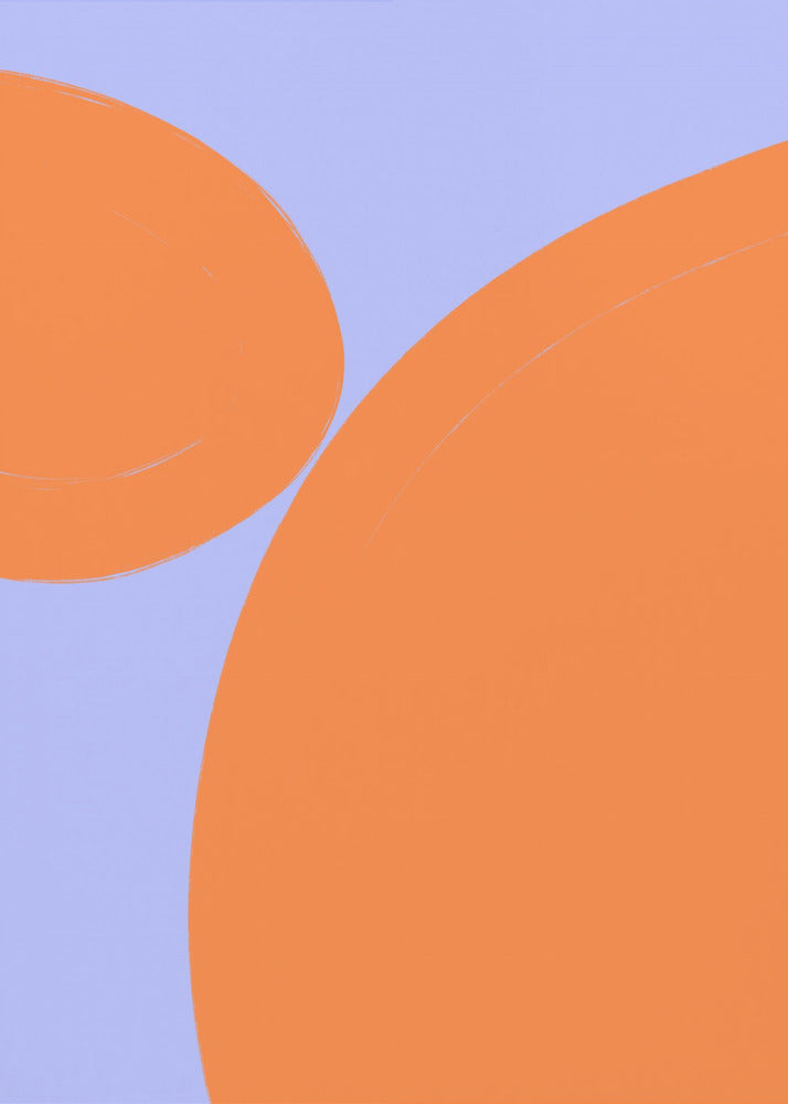 Oranje Harmonie Gelukzaligheid | Canvas