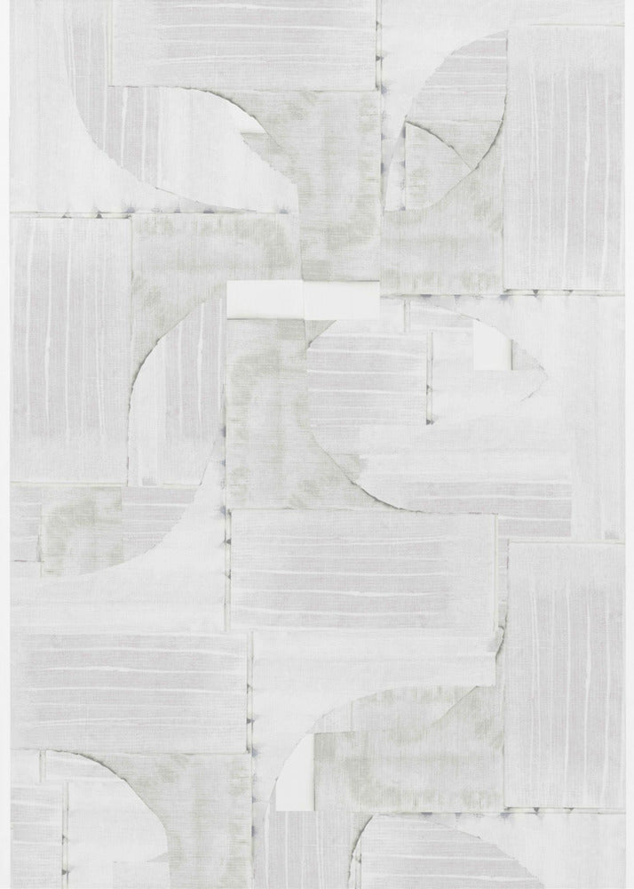 Geometrische witte vormen | Poster