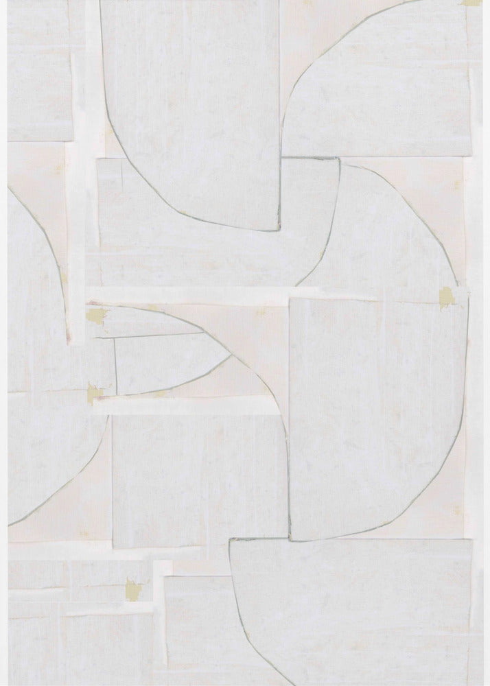 Witte vormen | Canvas