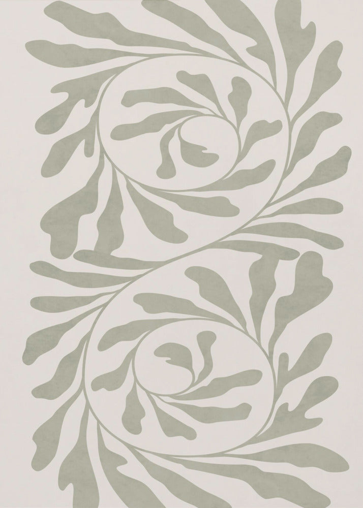 Olijfgroen Abstract | Poster