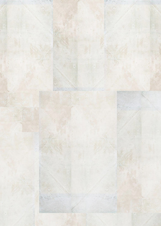 Zacht abstract geometrisch patroon | Canvas