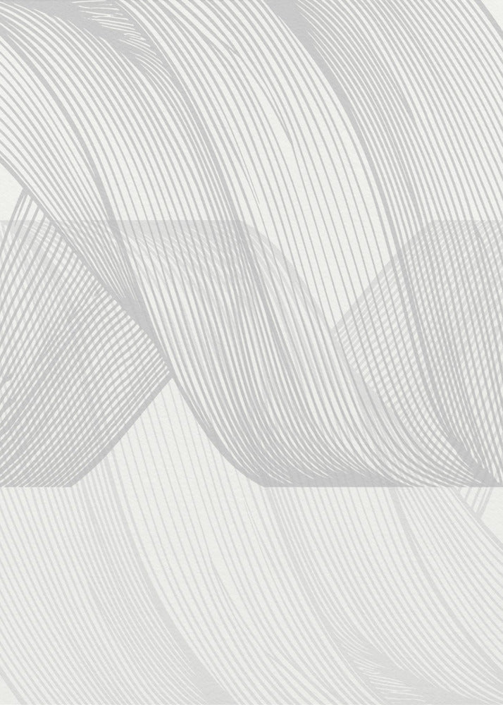 Abstracte lijngolf | Canvas