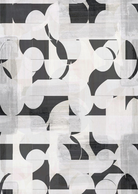 Geometrische vormen en monochrome tinten | Poster