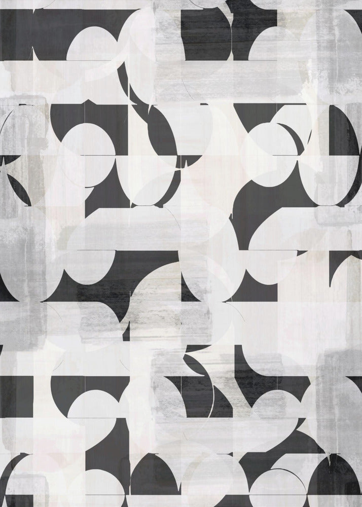 Geometrische vormen en monochrome tinten | Canvas