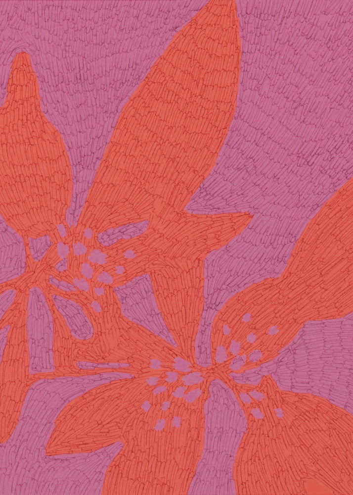 Levendige Bloemblaadjesdans | Canvas