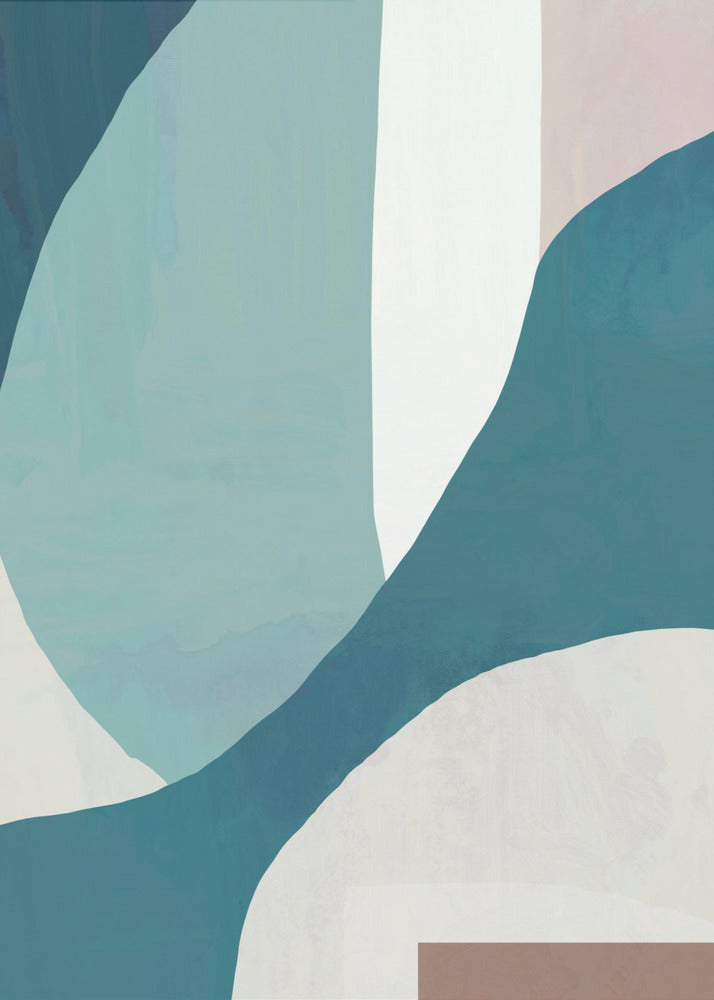 Vloeiende golven | Canvas