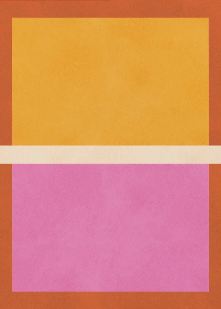 Gedurfde geometrische blokken | Canvas