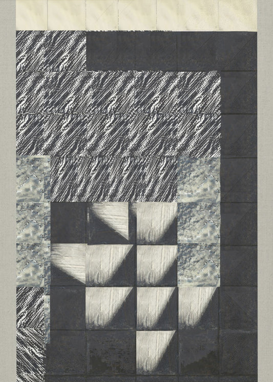 Met geometrische patronen | Poster