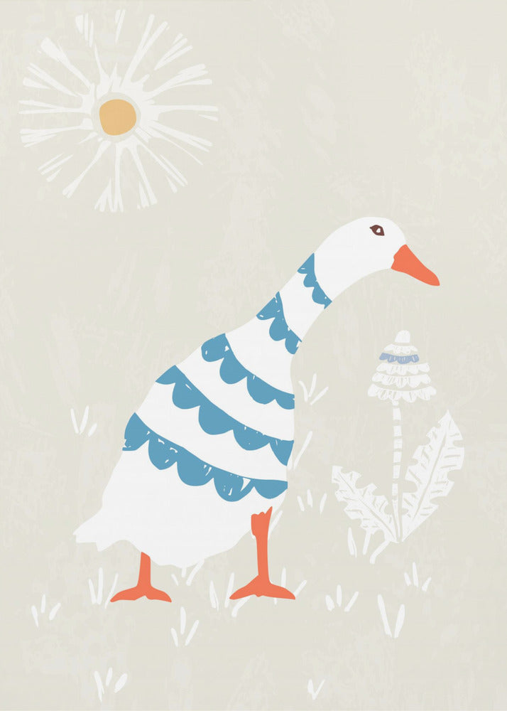 Ganzenkuikens in de zon | Canvas
