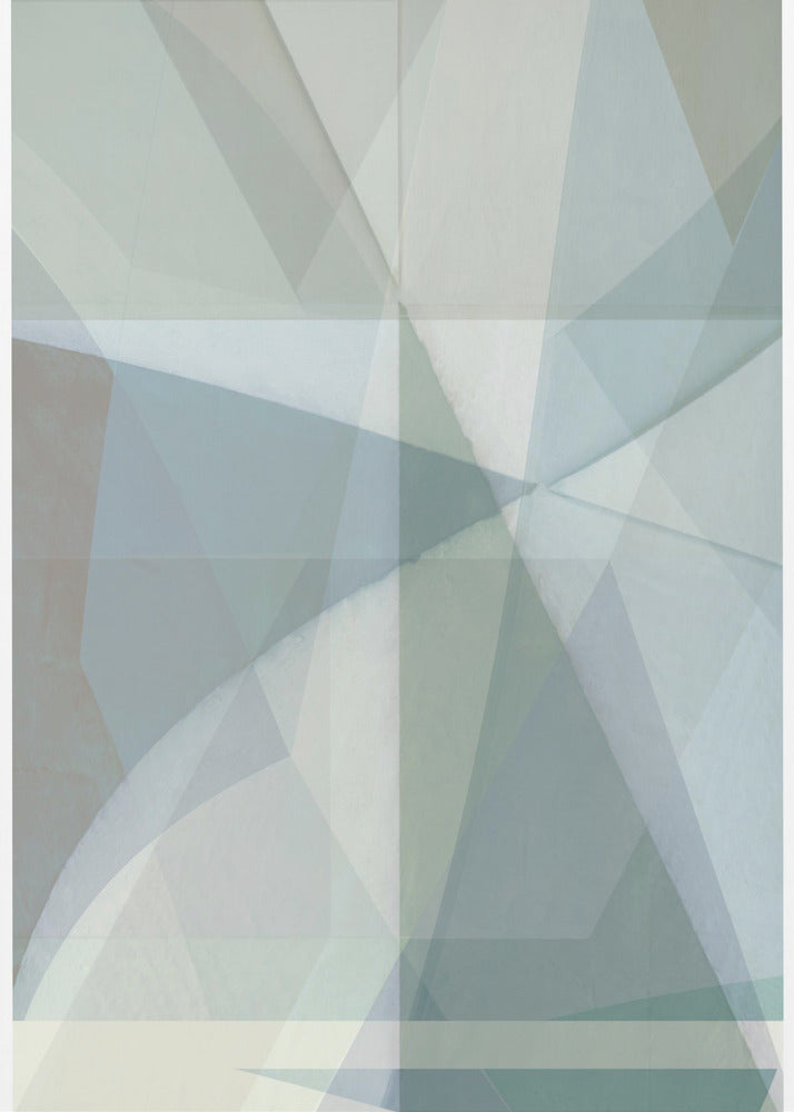 Geometrische vormen in gedempte tinten | Canvas