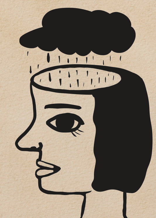 Schone hersenen, allemaal weggespoeld. | Poster