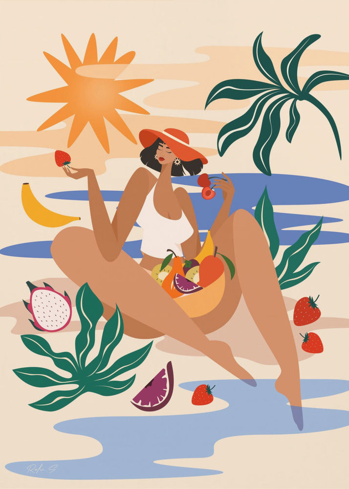 Zoete zomer | Canvas