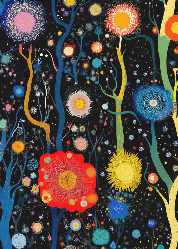 Levendige Hemelse Tuin | Canvas