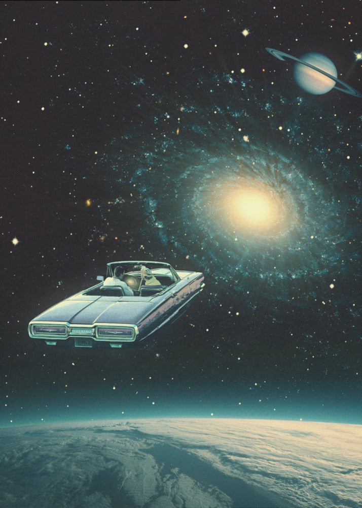 Rijden door de kosmos | Poster