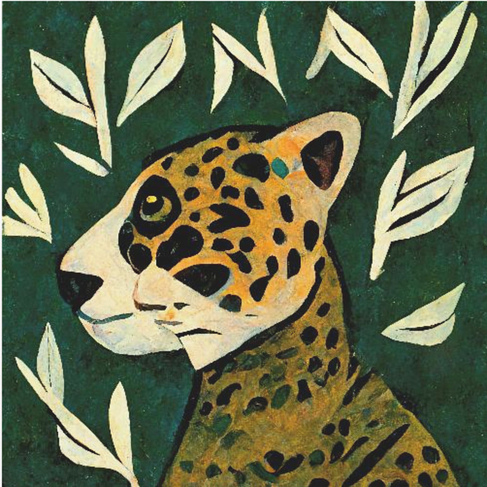 Jaguar's blik | Canvas