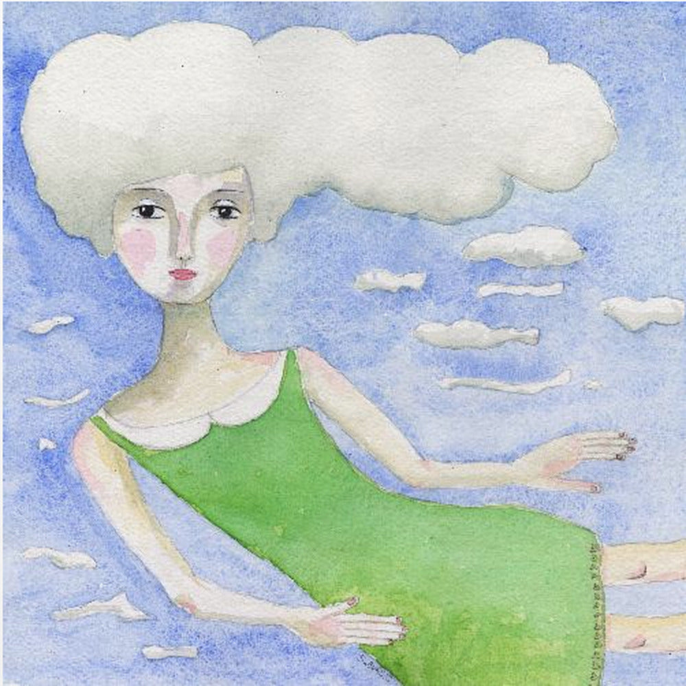Hoofd in de wolken | Poster