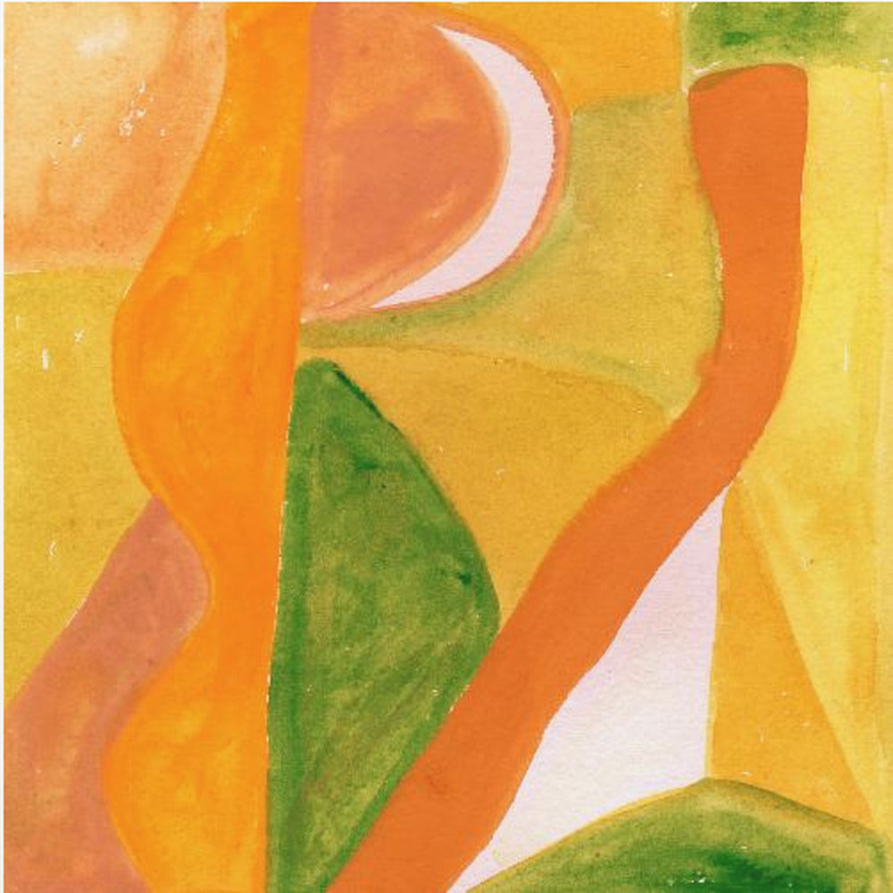 Orange and Golden Abstract | Poster