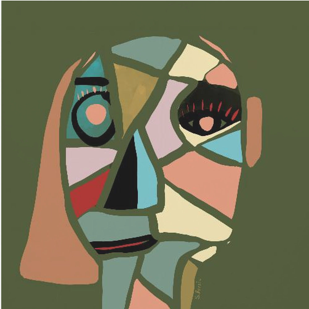 Abstract gezicht | Poster