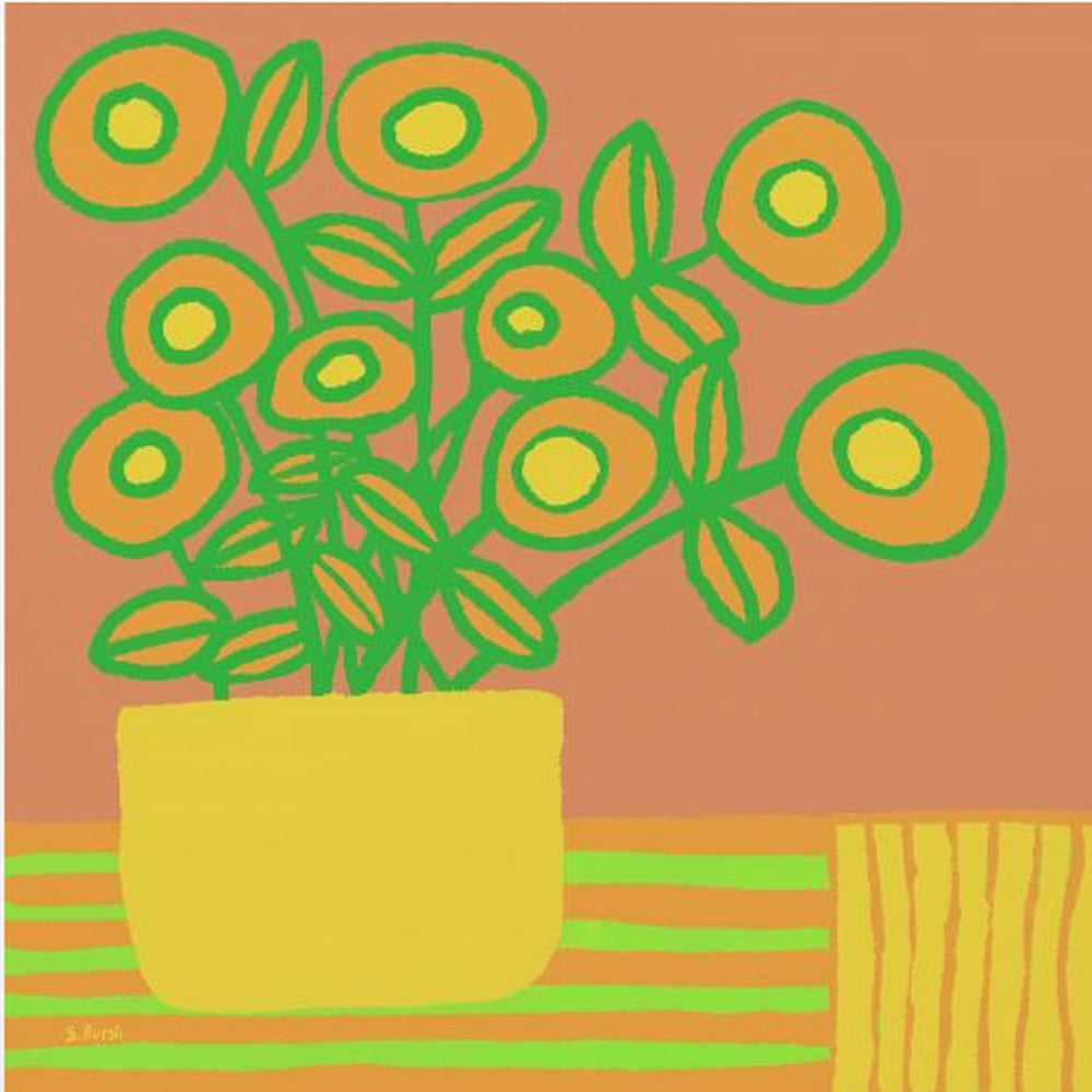 Bloemen op tafel | Poster