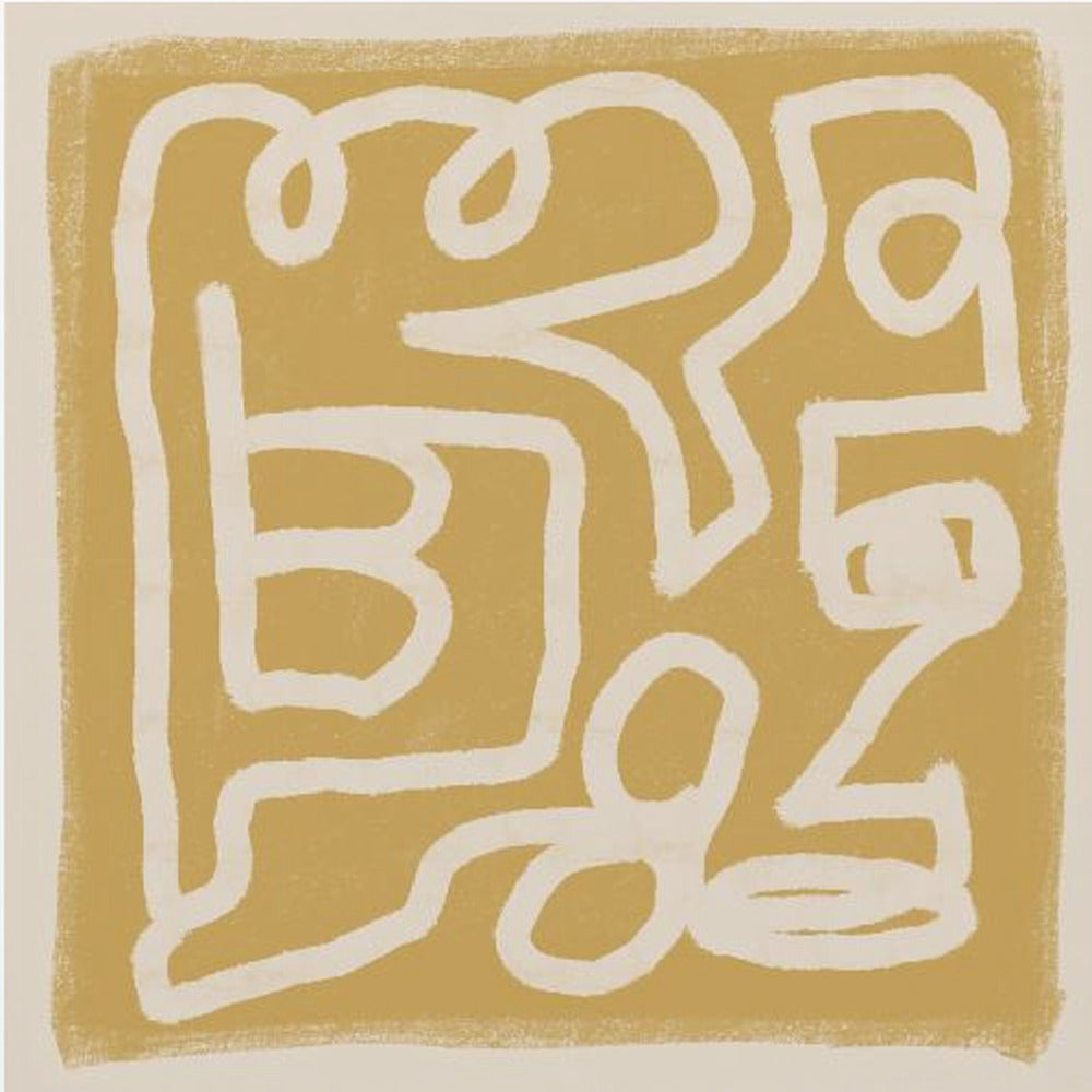 Abstracte lijntekening | Canvas