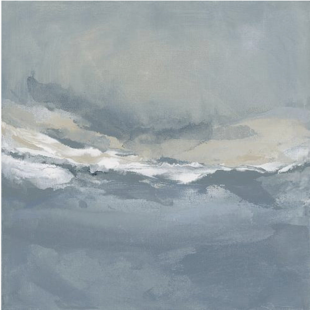 Serene rollende golven onder een rustige lucht | Canvas