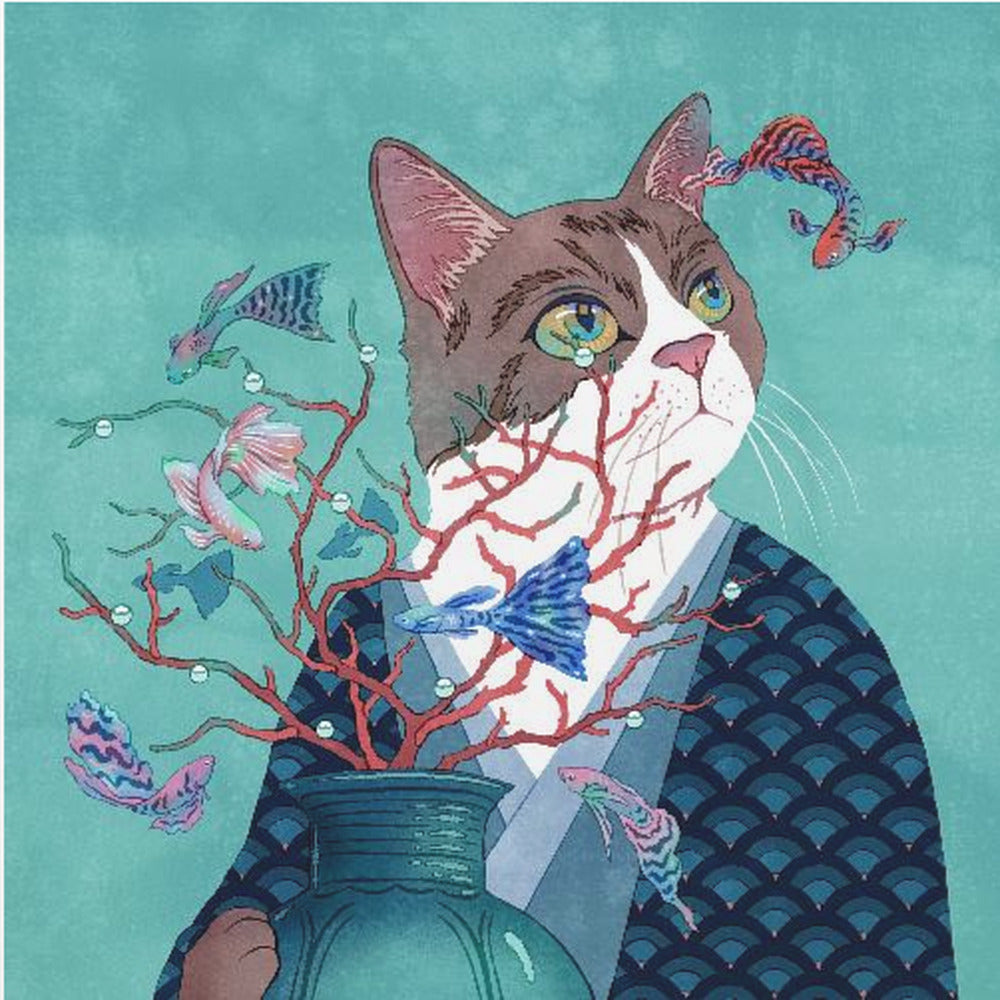 Kat en Vis | Canvas